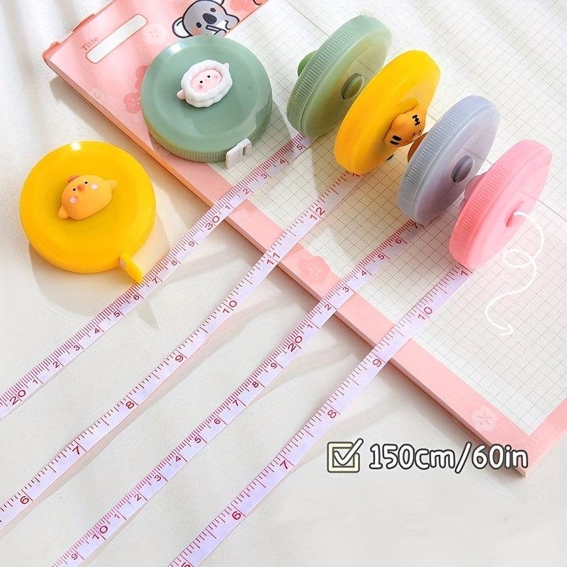 60in Cartoon Tape Measure Portable Soft Mini Measuring Three Dimensional Ruler