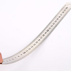 Stainless Steel Ruler 14 19 30 0cm Imperial & Metric Mechanical Ruler