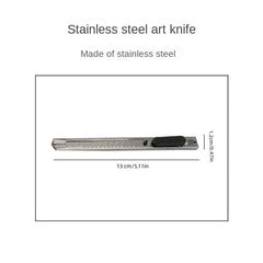 Stainless Steel Portable Metal Box Cutter - Office Supplies