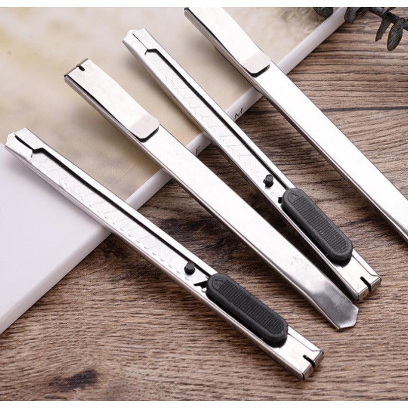 Stainless Steel Portable Metal Box Cutter - Office Supplies