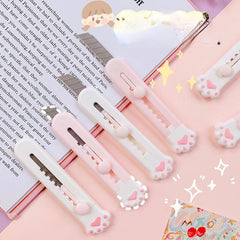 3pcs Cat Paw Cloud MINI Pocket Craft Wrapping Box Envelope Cutter