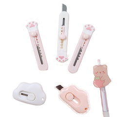 3pcs Cat Paw Cloud MINI Pocket Craft Wrapping Box Envelope Cutter