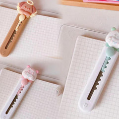 3pcs Cat Paw Cloud MINI Pocket Craft Wrapping Box Envelope Cutter