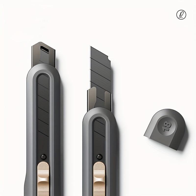Heavy Duty Box Cutter Retractable Utility Razor for Warehouse Office