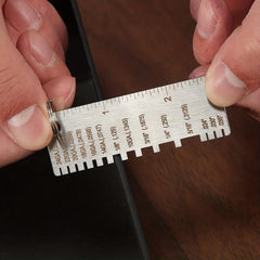 Stainless Steel Thickness Gauge Ruler for Welding Seam Caliper