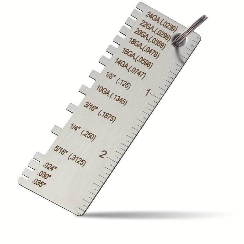 Stainless Steel Thickness Gauge Ruler for Welding Seam Caliper