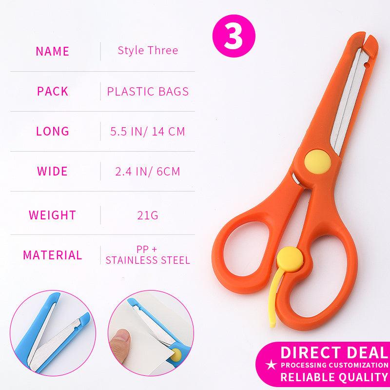 Student Safety Spring Scissors, 5-Pack