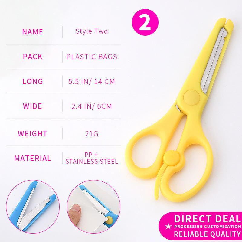Student Safety Spring Scissors, 5-Pack