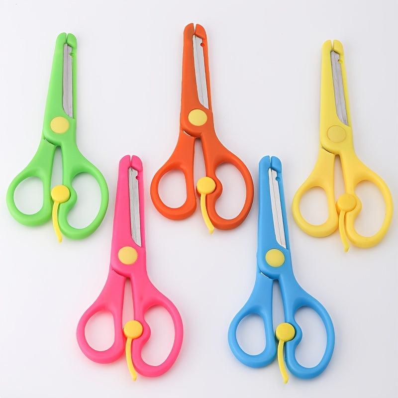 Student Safety Spring Scissors, 5-Pack