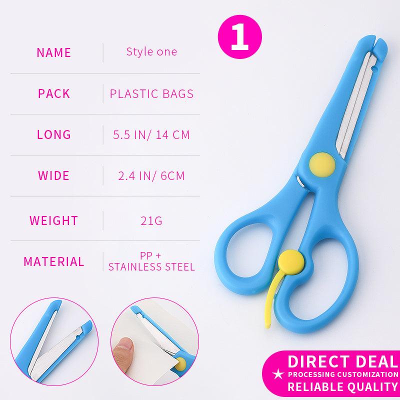 Student Safety Spring Scissors, 5-Pack