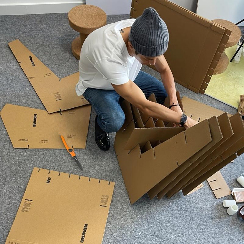 SAFEX Corrugated Cardboard Cutter with Non Stick Teflon Coating Blade