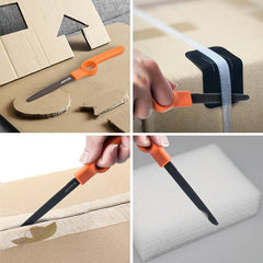 SAFEX Corrugated Cardboard Cutter with Non Stick Teflon Coating Blade