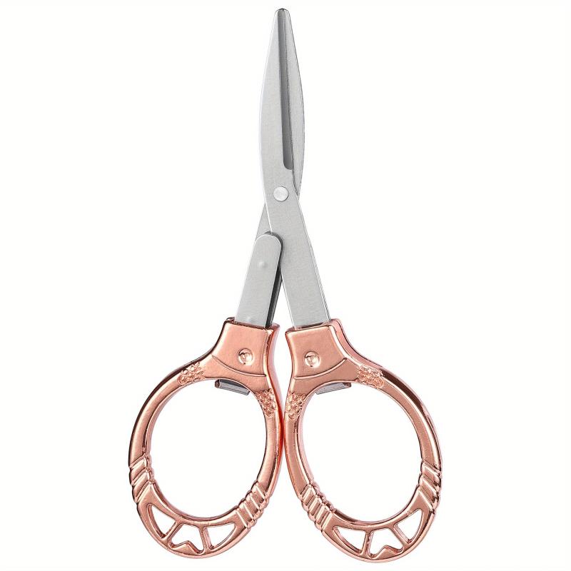 Portable Fishing Scissors Outdoor Folding Scissors Mini Scissors Key Pendant