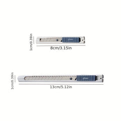 Portable Utility Knife Anti Slip Grip & Snap Off Blade