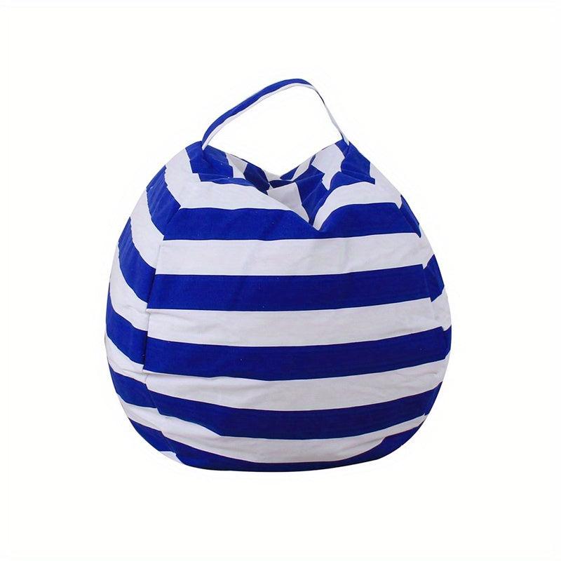 Children's Plush Toy Storage Bag Large Capacity Cotton Quilt Storage Zipper Bag