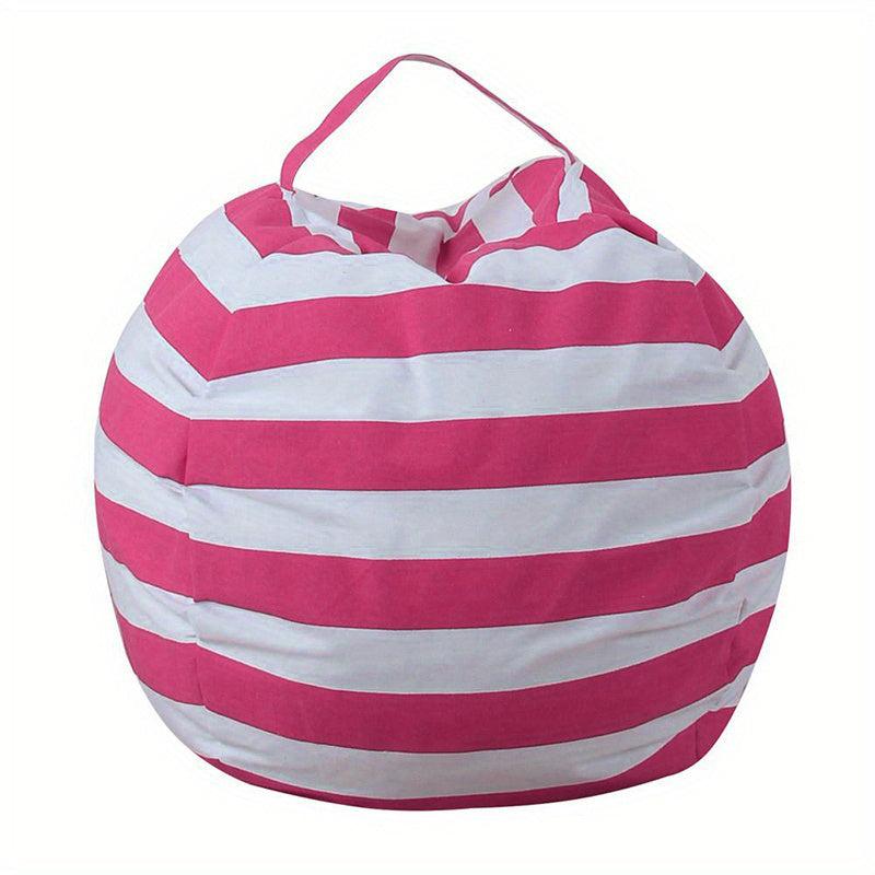 Children's Plush Toy Storage Bag Large Capacity Cotton Quilt Storage Zipper Bag