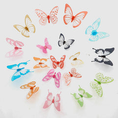 18pcs Butterfly Wall Stickers & 3D Crystals for Room Wall Decals Home Decor