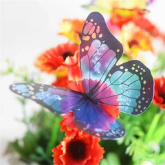 18pcs Butterfly Wall Stickers & 3D Crystals for Room Wall Decals Home Decor