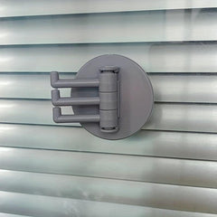 Adhesive Storage Towel Rack Swivel Wash Cloth Organizer