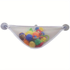 Bath Toys Mesh Net Toy Storage Bag With Suction Cups