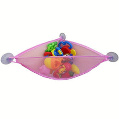 Bath Toys Mesh Net Toy Storage Bag With Suction Cups