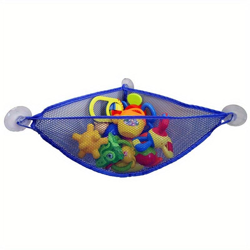 Bath Toys Mesh Net Toy Storage Bag With Suction Cups