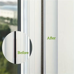 2pcs Severe Weather Seal Foam Window Glass Door Tapes
