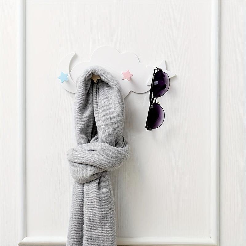 Cloud Shaped Self-adhesive Hook Bathroom Storage Accessory