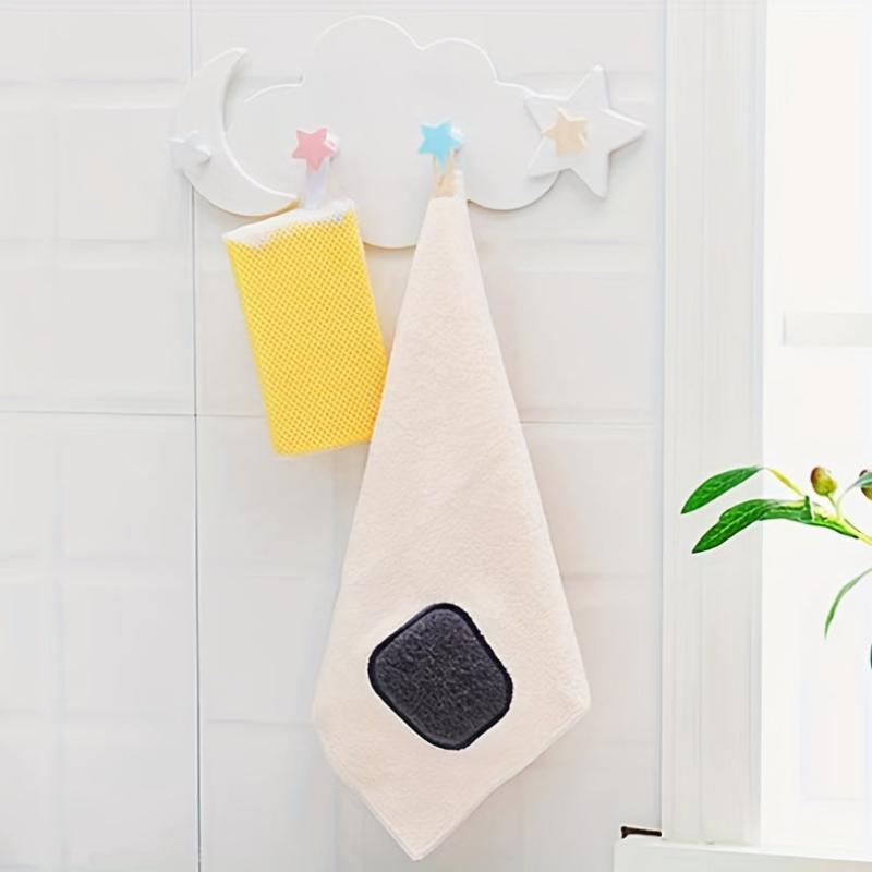 Cloud Shaped Self-adhesive Hook Bathroom Storage Accessory