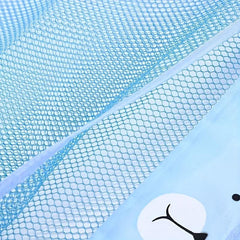 Cartoon Pattern Suction Cup Mesh Bag Bathroom Toy Storage Organizer