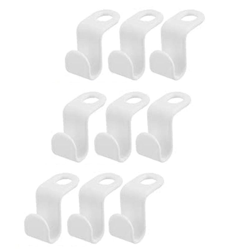 9PCS Hanger Connector Hooks Plastic Organizer Heavy Duty Clothes Closet