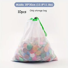 Breathable Toy Storage Bag - Nylon Material - Organizer for Toys - 10 30pcs