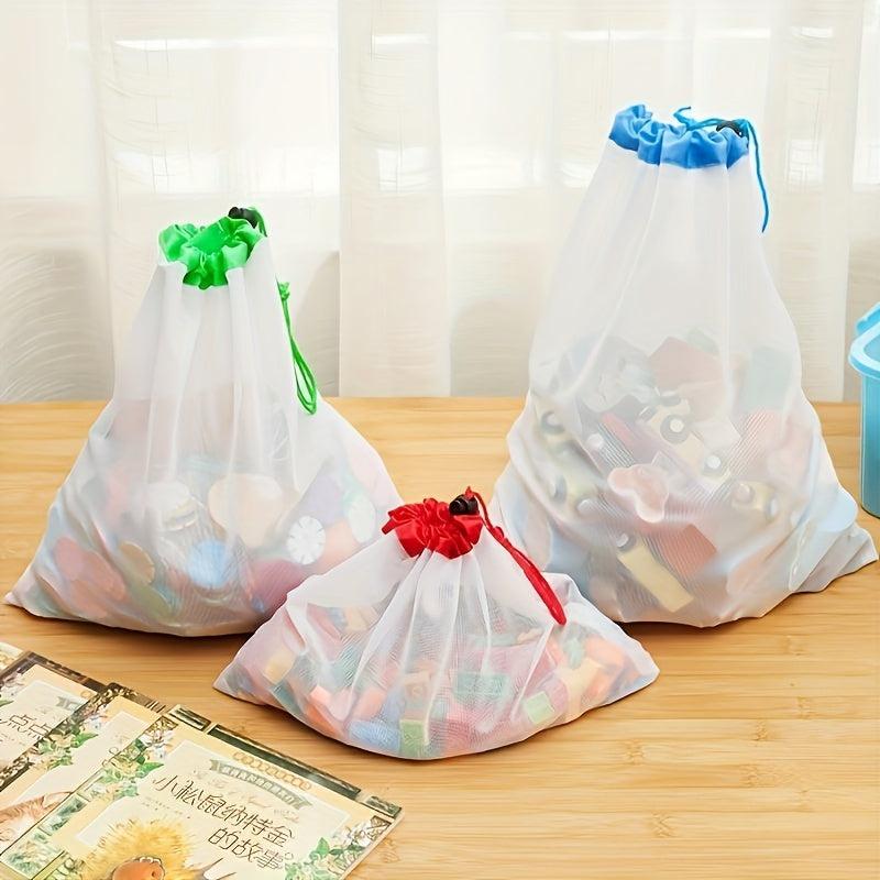Breathable Toy Storage Bag - Nylon Material - Organizer for Toys - 10 30pcs