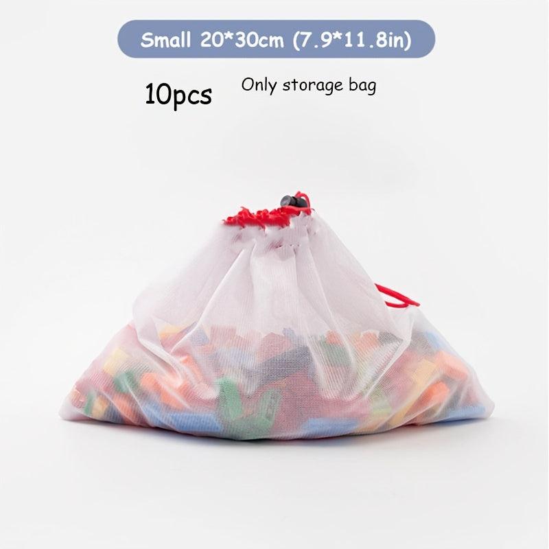 Breathable Toy Storage Bag - Nylon Material - Organizer for Toys - 10 30pcs