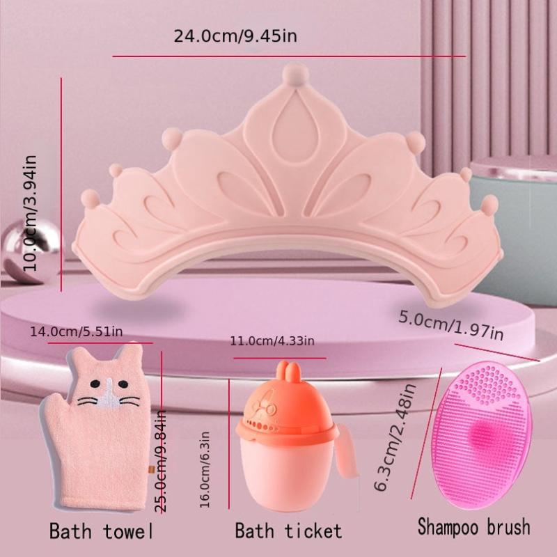 Waterproof Hair Shampoo Cap Bath Set Unisex