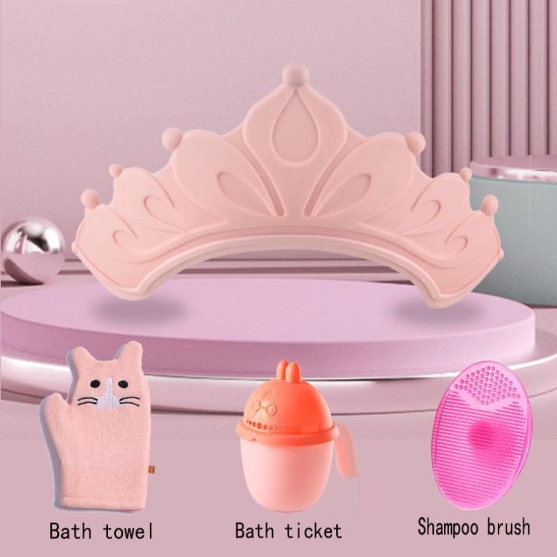 Waterproof Hair Shampoo Cap Bath Set Unisex