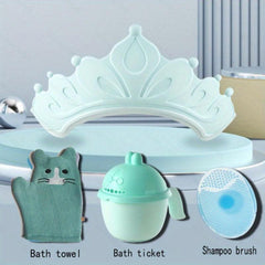 Waterproof Hair Shampoo Cap Bath Set Unisex