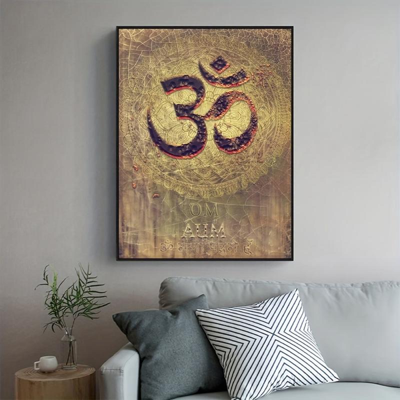 Vintage Religion Belief Mural Retro Graffiti Street Canvas Print