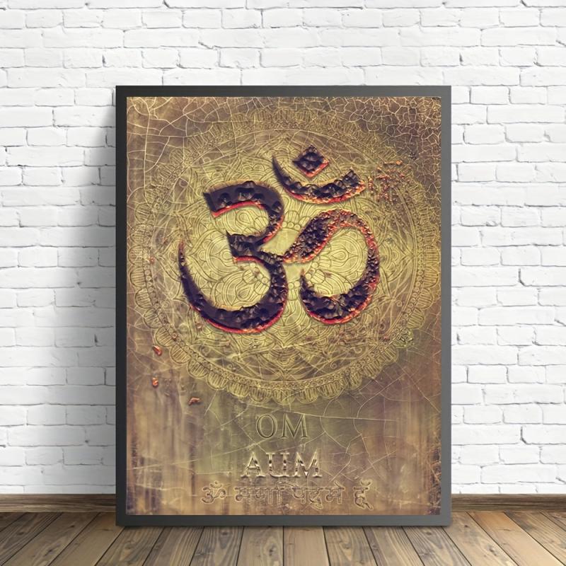 Vintage Religion Belief Mural Retro Graffiti Street Canvas Print