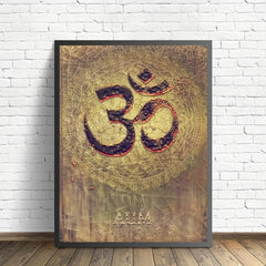 Vintage Religion Belief Mural Retro Graffiti Street Canvas Print