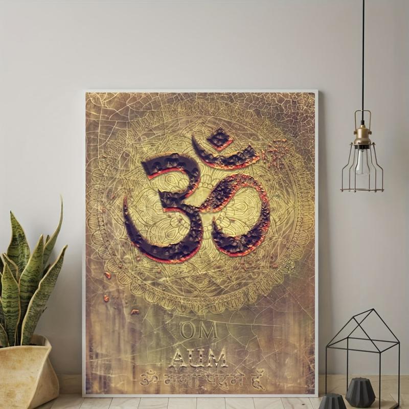Vintage Religion Belief Mural Retro Graffiti Street Canvas Print
