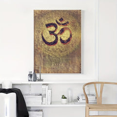 Vintage Religion Belief Mural Retro Graffiti Street Canvas Print