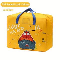 Cartoon Pattern Storage Bag for Kids, Thickened Wear-Resistant, Portable & Folda