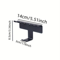 2pcs Wall Mount Phone Holder Toothbrush Hanging Shelf Bathroom Accessories