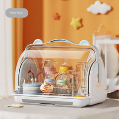 Feeding Bottle Storage Cabinet Dustproof Box With Lid