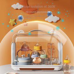 Feeding Bottle Storage Cabinet Dustproof Box With Lid