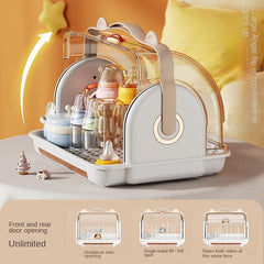 Feeding Bottle Storage Cabinet Dustproof Box With Lid