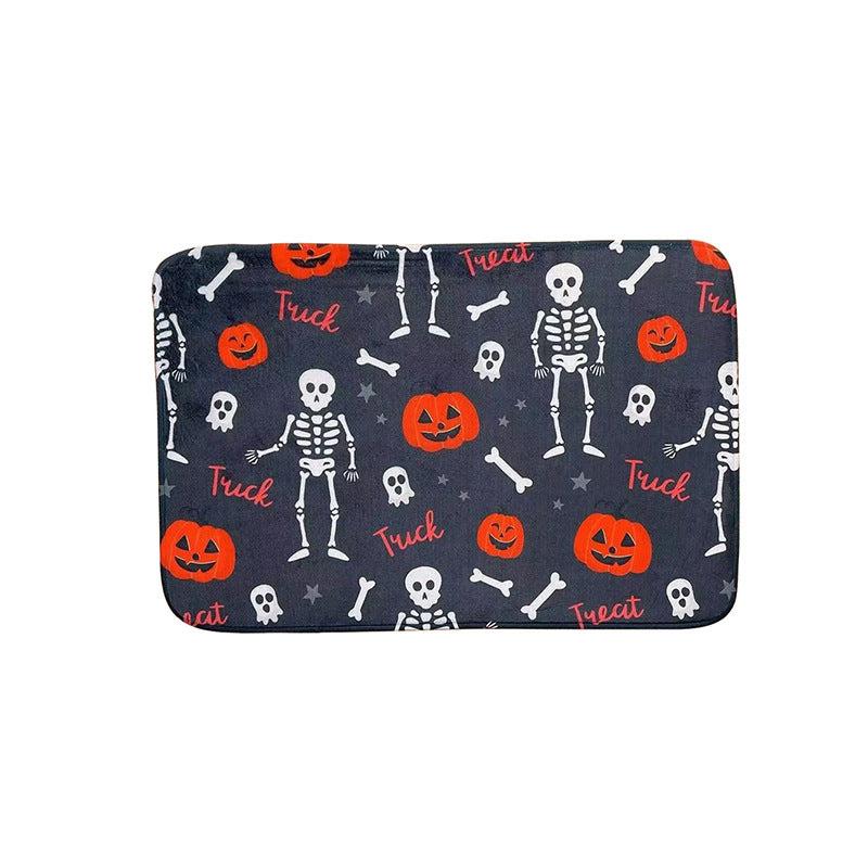 Halloween Doorway Foot Pad Entryway Carpet Horror Decor