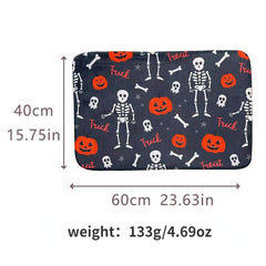 Halloween Doorway Foot Pad Entryway Carpet Horror Decor