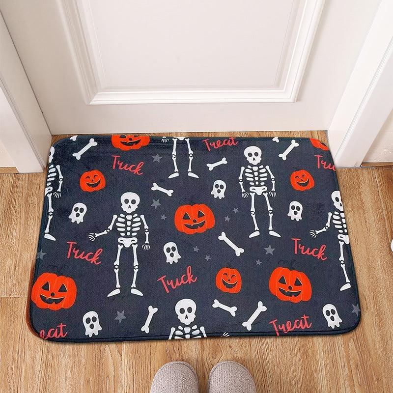 Halloween Doorway Foot Pad Entryway Carpet Horror Decor